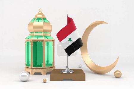 Photo for Ramadan Syria With Crescent - Royalty Free Image