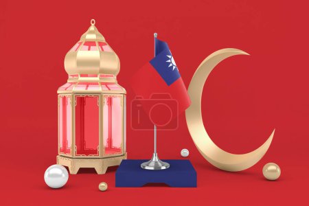 Photo for Ramadan Taiwan With Crescent - Royalty Free Image