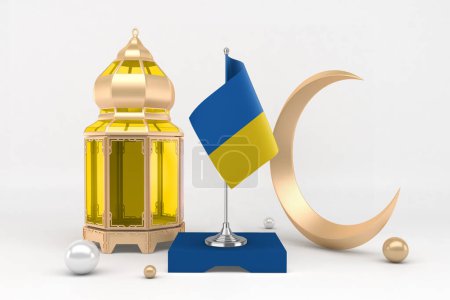 Téléchargez les photos : Ramadan Ukraine avec croissant - en image libre de droit