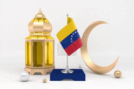 Foto de Ramadán Venezuela con media luna - Imagen libre de derechos