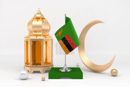 Téléchargez les photos : Ramadan Zambie avec croissant - en image libre de droit