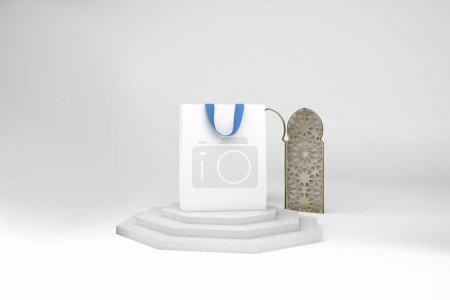Photo for Arabic Bag Front View In White Background - Royalty Free Image