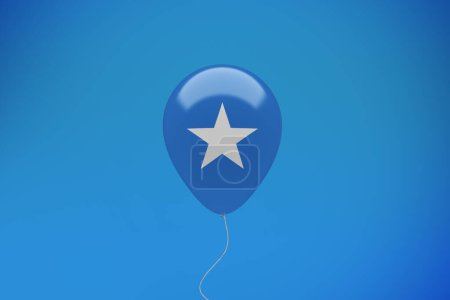 Somalia Flag Balloon Celebration