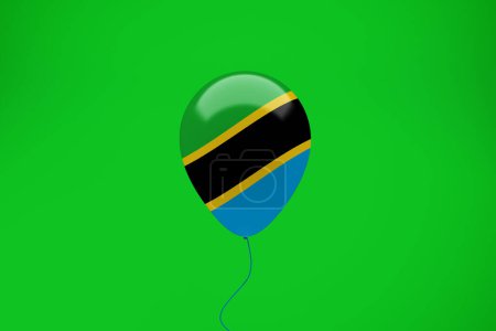 Tanzania Flag Balloon Celebration