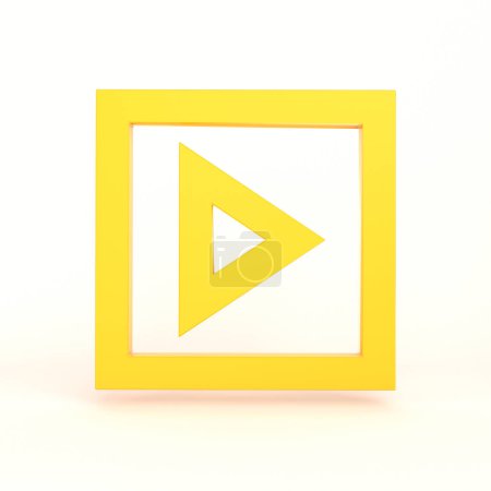 Video Player Front Side With White Background