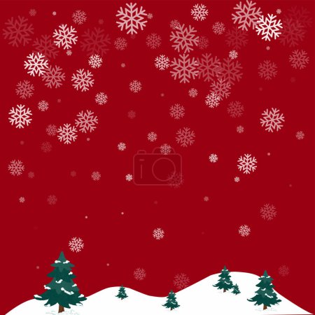Illustration for Christmas template design. Christmas Background template - Royalty Free Image