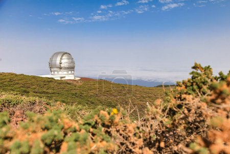 Foto per Canarie Grande telescopio sull'isola di La Palma nelle Isole Canarie, Spagna - Immagine Royalty Free