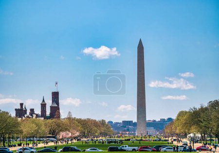 Foto de Monumento a Washington en la capital de los Estados Unidos - Imagen libre de derechos