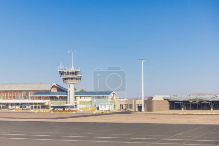 Foto de El Aeropuerto Internacional de Oseas Kutako en Windhoek - Imagen libre de derechos
