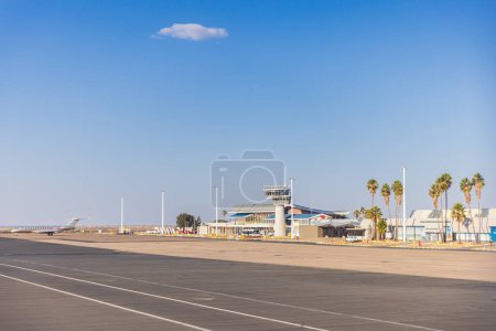 Foto de El Aeropuerto Internacional de Oseas Kutako en Windhoek - Imagen libre de derechos