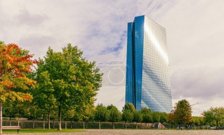 Sitz der Europäischen Zentralbank EZB oder EZB