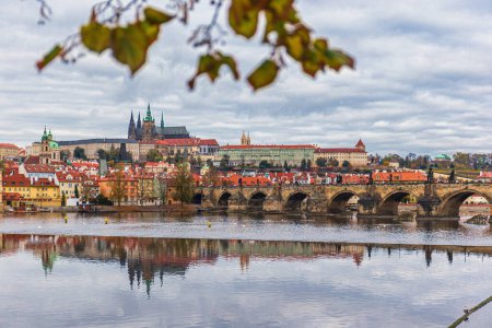 Photo for Prague Castle Hradcin in Fall - Royalty Free Image