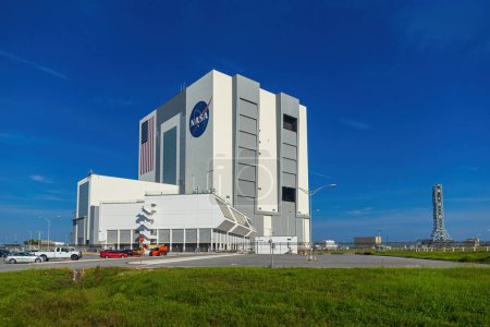 Photo for Enormous NASA Vehicle Assembly Building - Royalty Free Image