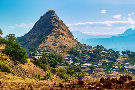 Impresionante paisaje africano de Etiopía