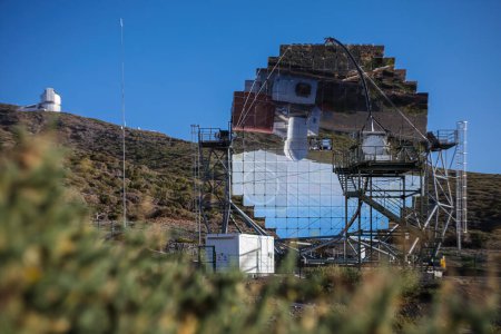 MAGIC-Teleskop am Observatorium Roque de los Muchachos, ORM, astronomisches Observatorium in Garafia