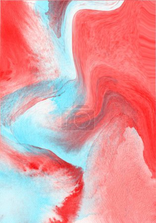 Photo for Abstract textured background in blue and light red colors . High quality photo - Royalty Free Image
