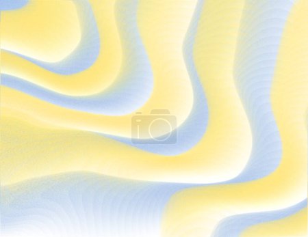 Resumen delicado fondo en color azul y amarillo con líneas curvas. Foto de alta calidad