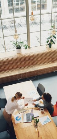 Photo for Businesspeople working together on new project in office. Teamwork concept. High quality photo - Royalty Free Image