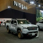 Toronto, ON, Canada - February 16, 2024: Nissan Frontier is  presented at Metro Toronto Convention Centre