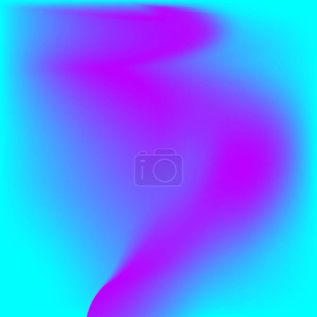 Illustration for Abstract colorful background. Smooth colorful gradient. Blue and purpure color blur - Royalty Free Image