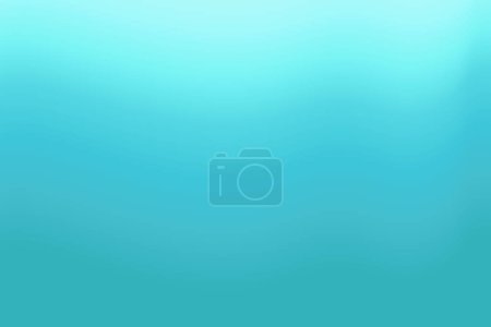 Illustration for Blue sea summer banner background cover template design. Blurred turquoise water backdrop. Vector illustration for your graphic design, banner, summer or aqua poster - Royalty Free Image