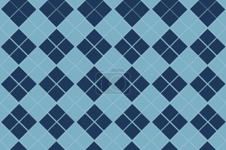 Argyle-Muster bunt in grau, marineblau, weiß. Nahtlose helle Vektor-Argyll-Hintergrund in Pastellfarben für Geschenkpapier, Socken, Pullover, Pullover, andere Frühlingsmode Textildruck eingestellt.