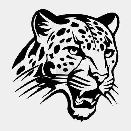 Téléchargez les photos : Illustration vectorielle logo léopard - en image libre de droit