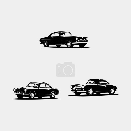 Téléchargez les photos : Illustration vectorielle du jeu d'icônes de voiture. conception de voiture et de voiture. - en image libre de droit