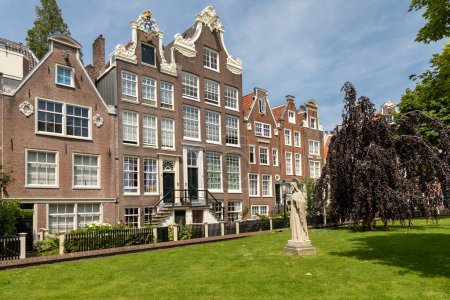 Photo for The Begijnhof of Amsterdam is one of the oldest courtyards in the city. - Royalty Free Image
