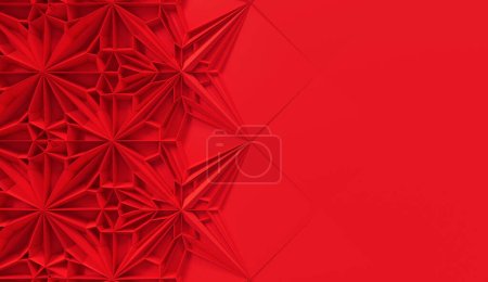 Photo for 3d abstract geometrical background 3d render illustration - Royalty Free Image