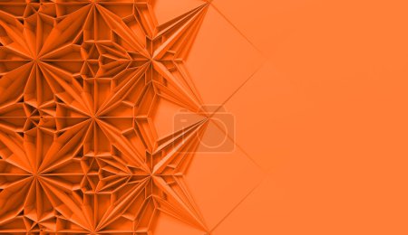 Photo for 3d abstract geometrical background 3d render illustration - Royalty Free Image