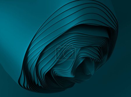 Photo for Geometric Abstract Wavy Background Design - Royalty Free Image