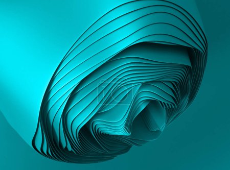 Photo for Geometric Abstract Wavy Background Design - Royalty Free Image