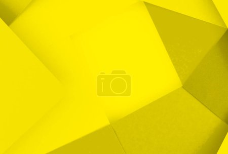 Photo for Abstract geometric paper shapes background design - Royalty Free Image