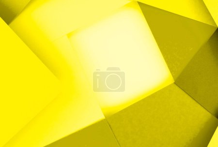 Photo for Abstract geometric paper shapes background design - Royalty Free Image