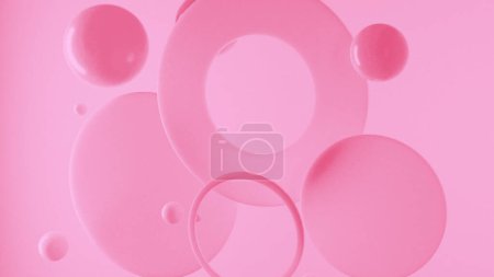 Photo for Gradient Azalea Pink Abstract Creative Background Design - Royalty Free Image