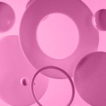 Intense Pink Abstract Creative Background Design