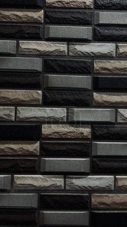 Close up of a digitally made rock tiles