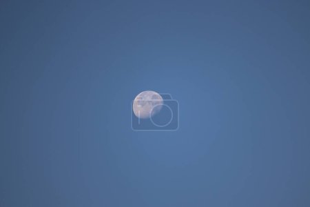 Foto de Vista de una luna llena al atardecer - Imagen libre de derechos