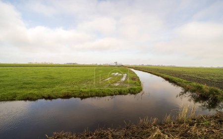Photo for Agricultural fields near Blije, the Netherlands - Royalty Free Image
