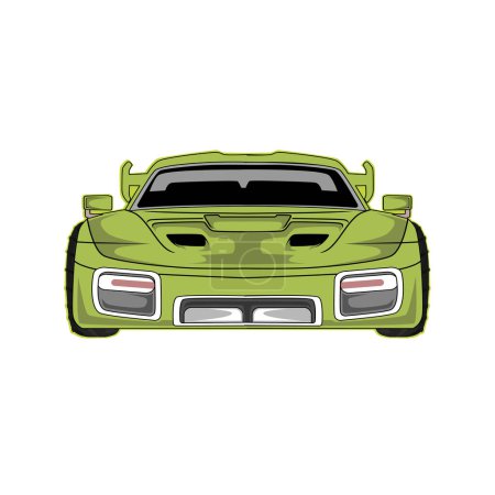 Modern Sport Car Vector Illustration
