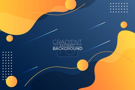 Photo for Gradient Abstract Background Blue Yellow Style - Royalty Free Image