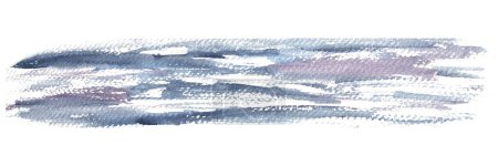 Fondo de acuarela de borde de agua abstracto. Ilustración horizontal de alta calidad. Lavar el color en un papel texturizado. Mano dibujada. Bueno para tarjetas, papel artesanal, papel de envolver, cubiertas, fondos de escritorio, papel pintado