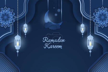 Téléchargez les illustrations : Ramadan Kareem Contexte islamique - en licence libre de droit