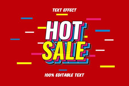 Photo for Hot Sale Editable Text Effect - Royalty Free Image