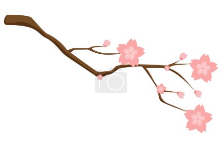 Hand Drawn Spring Flower Sticker Design