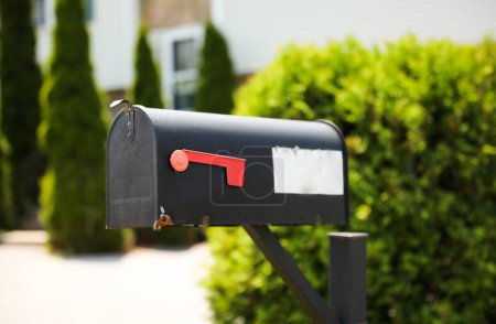 Photo for Mailbox, symbolizing communication and connection, represents a portal between sender and receiver, a place where messages and correspondence find their way, bridging distances and connections - Royalty Free Image
