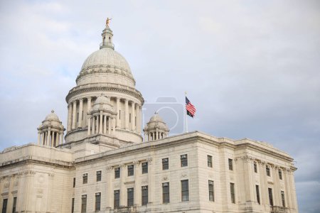 Photo for State house symbolizes government, democracy, governance, power, authority, and the architectural embodiment of political institutions - Royalty Free Image