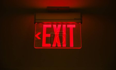 Exit signs: universal symbols of escape and safety, guiding individuals to find their way out in emergencies. Their vibrant glow provides reassurance and direction in uncertain situations