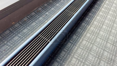 Photo for Air vent system representing connectivity, circulation, and fresh air, symbolizing the flow of energy and efficient functionality - Royalty Free Image